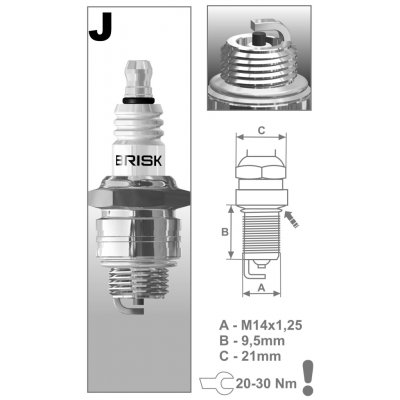 BRISK Svíčka JR19 4takt.BRISK zapal. – Hledejceny.cz