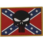 ARMED PATCHES PVC nášivka - Punisher na konfederační vlajce – Zboží Mobilmania