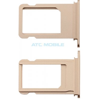 Držák SIM (SIM Tray) iPhone 7 Plus zlatý, originální – Sleviste.cz