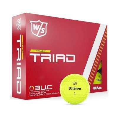 Wilson Staff Triad Yellow žlutá 12 ks – Hledejceny.cz