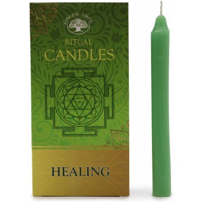 Green Tree Ritual Candles Healing 10 ks 12 x 10 cm – Hledejceny.cz