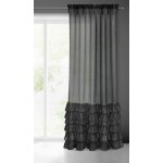 ZÁCLONA NA PÁSCE 140X250 CM ČERNÁ – Hledejceny.cz