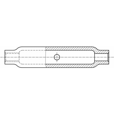 PROFISTYL DIN 1478 trubková matice pro napínače pozink Varianta: DIN 1478 matice pro napínače truková ZnB M20 – Hledejceny.cz