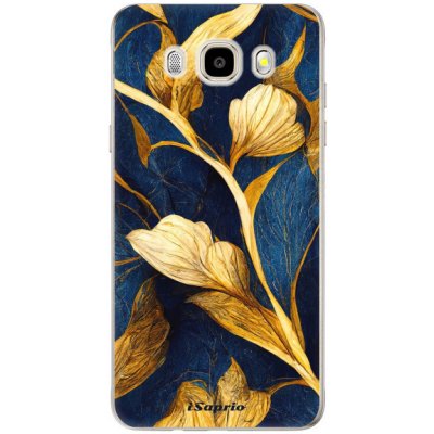 Pouzdro iSaprio - Gold Leaves - Samsung Galaxy J5 2016 – Zbozi.Blesk.cz