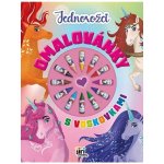 Jiří Models Omalovánky s voskovkami Jednorožci – Zboží Dáma