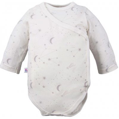 Eevi Body zavinovací Petite Hvězdičky KRÉMOVÁ – Zboží Mobilmania