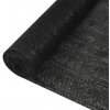 Stínící textilie vidaXL Stínící tkanina černá 3,6 x 10 m HDPE 195 g/m²