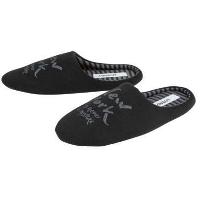 Livergy Pánská domácí obuv černá – Zboží Mobilmania