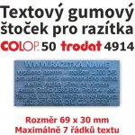 Trodat Colop Gumový štoček pro razítko 50, 4914 – Zboží Živě
