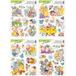 MFP 2221781 Okenní fólie velikonoční VE011 30x42cm s glitrem – Hledejceny.cz