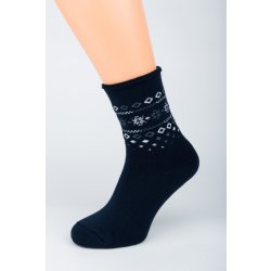 Gapo zimní ponožky zdravotní thermo norský vzor 1. 2. Fialová