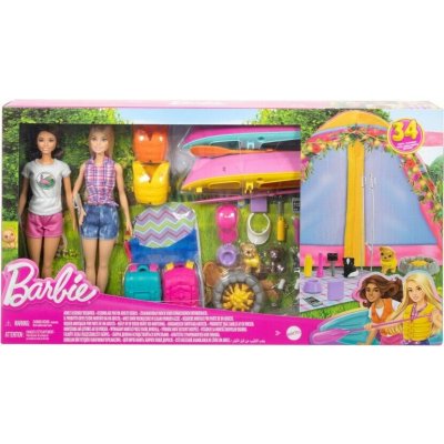 Mattel Barbie kempovací sada s panenkami a doplňky HYT66 – Zbozi.Blesk.cz