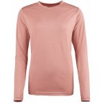 Vlnka Dámské Merino tričko s dlouhým rukávem Woolee růžová – Zboží Dáma