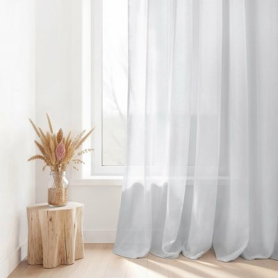 Goldea záclona - světle šedá jemná síť 300 cm – Hledejceny.cz