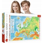 Trefl Mapa Evropy 10605 1000 dílků – Zboží Mobilmania