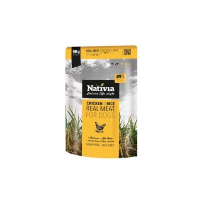 Nativia Real Meat Chicken&Rice 8kg