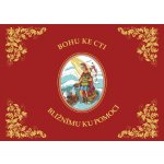 Hasičská vlajka s Floriánem - červená - 100x150cm Easyflag - tunel, karabina – Hledejceny.cz