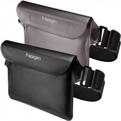 Pouzdro Spigen Aqua Shield WaterProof Waist Bag A620 2 Pack černé + Transparent černé