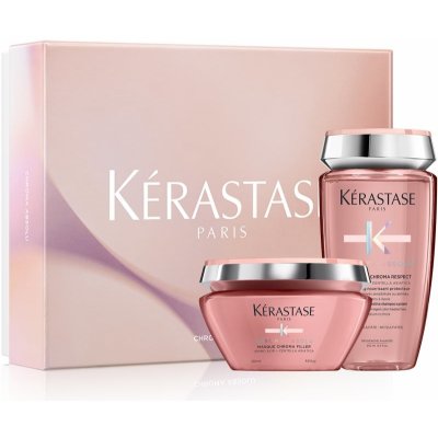 Kérastase Chroma Absolu hydratační šampon pro barvené vlasy 250 ml + obnovující kondicionér pro barvené vlasy 200 ml – Zbozi.Blesk.cz