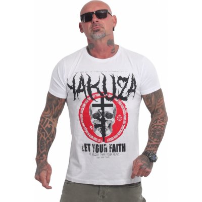 Yakuza Faith pánské tričko TSB23031WHT Bílé