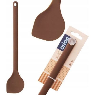 ORION Vařečka silikon hranatá 28 cm hnědá – Zboží Mobilmania