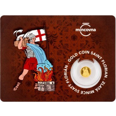 Česká mincovna Zlatá mince Patroni Svatý Florián proof 0,5 g – Hledejceny.cz