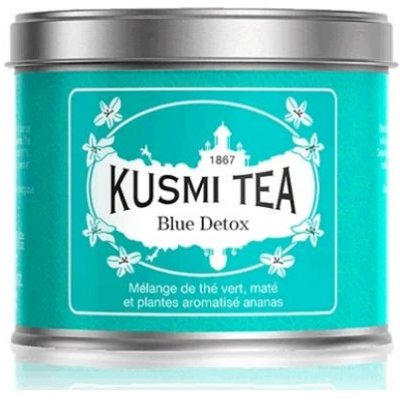 Kusmi Tea Organic Blue Detox sypaný čaj v plechovce 100 g – Zbozi.Blesk.cz