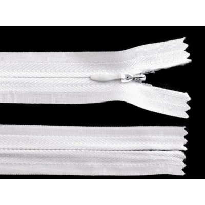 Prima-obchod Spirálový zip skrytý No 3 délka 60 cm autolock, barva Bílá – Hledejceny.cz