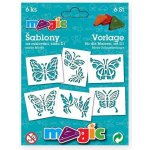 Papírové šablony sada D1 Motýli – Zboží Dáma