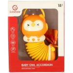 KIK Harmony akordeon pro děti sova oranžová – Sleviste.cz