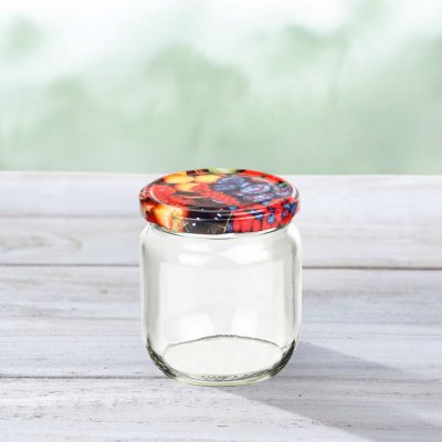 Haushalt International Zavařovací sklenice s víčkem s motivem ovoce 425 ml x 6 ks 674624 – Hledejceny.cz