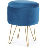 Akord Taburet LILI, modrá – Zboží Dáma