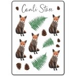 Samolepky Canli - Liška (A6) – Zboží Živě