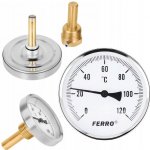 NOVASERVIS Teploměr 63mm 1/2" axiální 0 - 120°C T63120A – HobbyKompas.cz