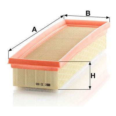 MANN-FILTER Vzduchový filtr MANN C33006 (MF C33006) – Hledejceny.cz