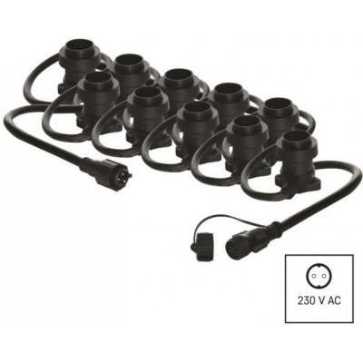 Emos DCPZ02 spoj. světel. řetěz na 10 žárovek E27 bez adapt. – Zbozi.Blesk.cz