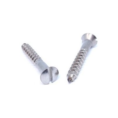 Vrut do dřeva s čočkovou hlavou a průběžnou drážkou, DIN 95, nerez A2 4 x 50, balení 1 ks – Zboží Mobilmania