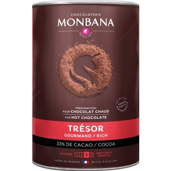 Monbana horká čokoláda Tresor 1 kg