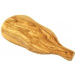 Servírovací prkénko s rukojetí | Olivové dřevo 34 cm | Dřevečko z olivového dřeva – Zboží Dáma