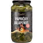 Bassta Papričky Jalapenos Extra pálivé krájené v nálevu z viného octa 907 g – Zbozi.Blesk.cz