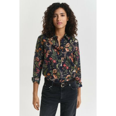 GANT REG FLORAL PRINT COT SILK SHIRT EVENING BLUE – Zboží Mobilmania