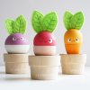 Dřevěná hračka Le Toy Van Petilou květináčky se zeleninou