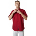 Rawlucci pánská košile s krátkým rukávem červená – Zboží Dáma