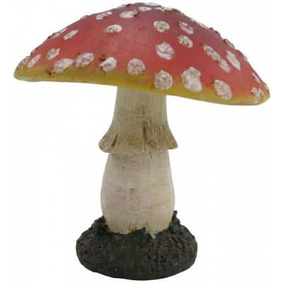 Dekorace figurka houba muchomůrka - Ø 9*12 cm - Clayre & Eef – Sleviste.cz