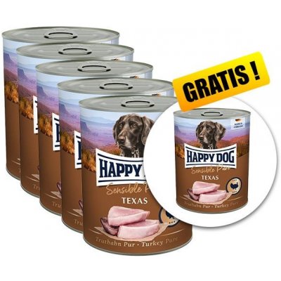 Happy Dog Sensible Pure Texas krůtí maso 6 x 0,8 kg – Zboží Mobilmania