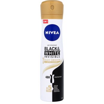 Nivea Black & White Invisible Silky Smooth deospray 150 ml