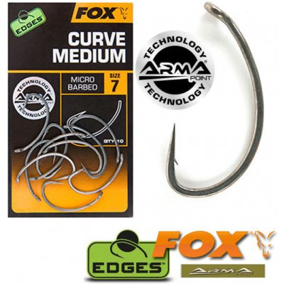 Fox Edges Arma Point Curve Shank Medium vel.6 10 ks – Zboží Dáma