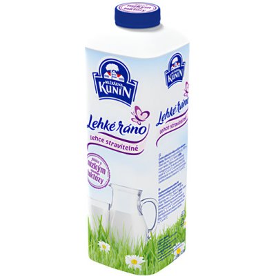 Mlékárna Kunín Mléko s nízkým obsahem laktózy 1,5% 1 l – Sleviste.cz