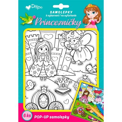 Samolepky k vybarvení princezničky – Hledejceny.cz