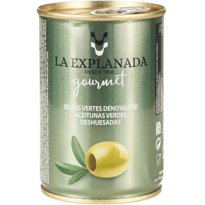 LA EXPLANADA Gourmet zelené olivy bez pecky 280 g – Hledejceny.cz